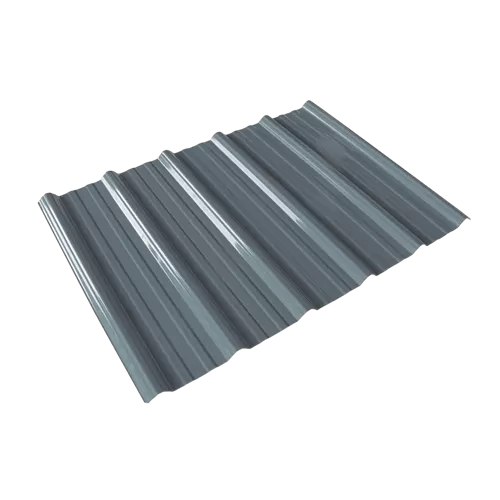 Light Grey Trapezoid PVC Roof Sheet