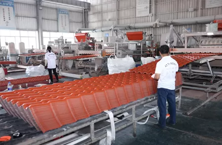 Upvc Roofing Sheets Factory Production Line